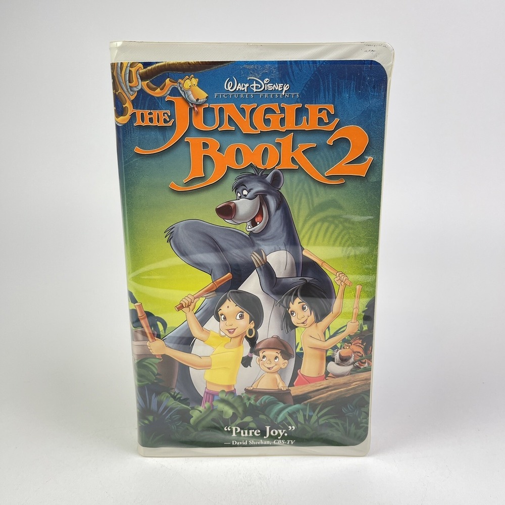 The Jungle Book 2 VHS 2003 Walt Disney Video Clamshell Case